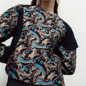 MATAR Women’s Embroidered Sweater Sweatshirt Sz‎ Medium